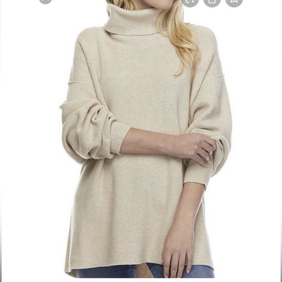 Free People Sweaters - Free People Turtleneck tunic sweater